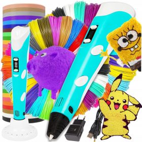    Penna 3D 55-001# + 2× Filamento PLA Blow 1.75 mm 1 g multicolore