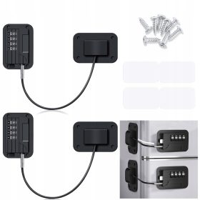    SERRATURA FRIGORIFERO PROTEZIONE SERRATURA PER BAMBINI PROTEZIONE SERRATURA PER CASSETTI BAMBINI x2