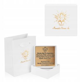    Confezione scatola, sacchetto decorativo, SANTO BATTESIMO, INCISIONE GRATUITA