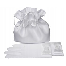    Borsa per comunione + guanti. Borsa per la comunione. PREZZO BASSO