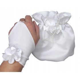    Borsa per la comunione. Borsa per comunione + guanti. Per un album e un vestito
