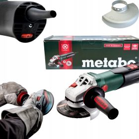    Smerigliatrice angolare 1100W WEV 11-125 Regolazione velocità rapida METABO + DISCHI