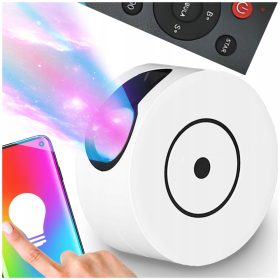    LAMPADA NOTTURNA PROIETTORE CIELO STELLE LASER A LED CON ALTOPARLANTE + TELECOMANDO