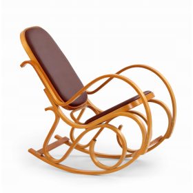  Sedia a dondolo Halmar Max Bis Plus, ontano, 95x90x52 cm