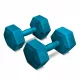  Manubri compositi esagonali per esercizi di allenamento, set 2x8kg
