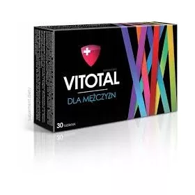   Integratore Vitotal per Uomini: Multivitaminico con Minerali, Luteina e Licopene - 30 Compresse