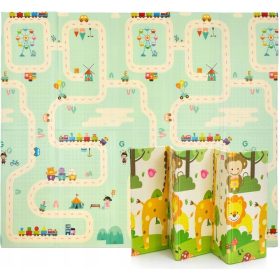  TAPPETINO EDUCATIVO PIEGHEVOLE IN SCHIUMA XPE A DOPPIO LATO