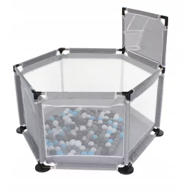    PENRYPEN PER BAMBINI PISCINA ASCIUTTA PLAYGROUND più CESTO PALLE colorate + PALLE PALE POOL POOL 100 pz Certificato CE