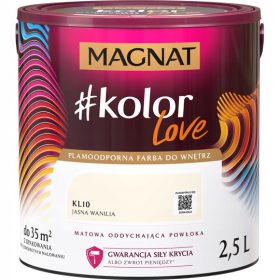    Pittura murale al lattice Magnat 2,5 l Vaniglia chiara opaca