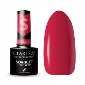  CLARESA KISS ME 4 HYBRID POLISH IBRIDO ROSSO ROSSO