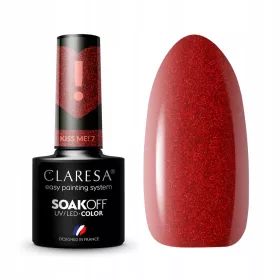  CLARESA KISS ME 7 HYBRID POLISH ROSSO PERLA IBRIDO