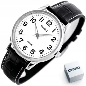    OROLOGIO DA UOMO CASIO MTP-1303L-7B CHIARO E CHIARO + SCATOLA