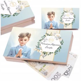    Salvadanaio per la Prima Comunione, regalo, bigliettino per comunione