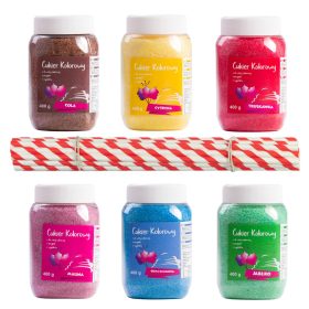    Dispositivo per zucchero filato Premium Colors 400g x 6 multicolor 1000 W