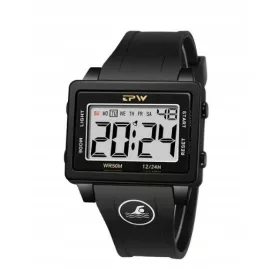    NUOVO, MASSICCIO E CHIARO OROLOGIO LCD ELETTRONICO, TPW - STILE SPORTIVO
