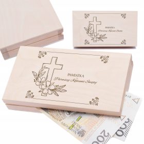   Confezione regalo per soldi Prima Comunione da battesimo eco box