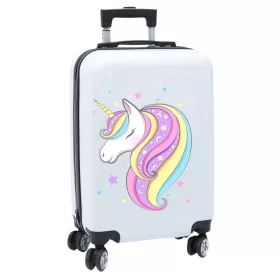    UNICORNO UNICORNO CAVALLO BIANCO VALIGIA PER BAMBINI COMBINAZIONE DA VIAGGIO BAMBINI