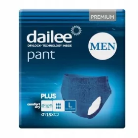  SLIP ASSORBENTI PER INCONTINENZA URINARIA DAILE PLUS MEN L