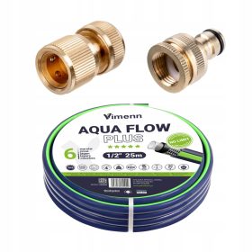    Vimenn TUBO GIARDINO 6 STRATI 1/2" 25m AQUA FLOW PLUS POLISH + 2 altri prodotti