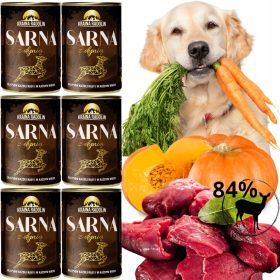    Kraina Radolin Sarna 400g alimento umido per soggetti allergici con ipersensibilità