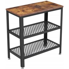    Tavolino rettangolare Songmics vasagle 30 x 60 x 60 cm tonalità di marrone