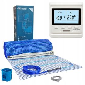    SET TAPPETI RISCALDANTI PER PIASTRELLE 6 m2, THM180, 180W/M2