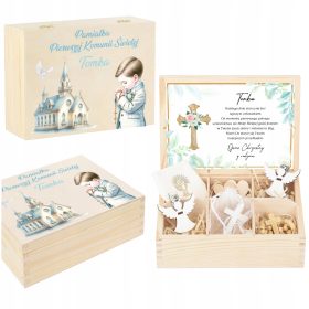    Ricordo della Prima Comunione per un ragazzo Confezione regalo per la Prima Comunione