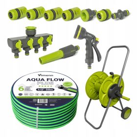    Vimenn TUBO GIARDINO 6 STRATI 1/2" 50m AQUA FLOW PLUS POLISH + 8 altri prodotti