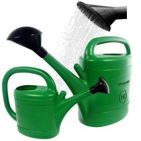    Annaffiatoio Prosperplast 14 l, plastica, sfumature di verde + Annaffiatoio Prosperplast, 3 l, plastica, sfumature di verde
