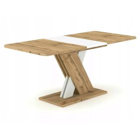    Tavolo rettangolare allungabile Signal Tables 140 x 85 x 76 cm in rovere wotan