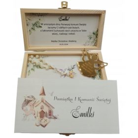  Ricordo della Prima Comunione - REGALO, cassa bianca
