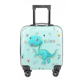    DINOSAURI DINOSAURI 3D VALIGIA PER BAMBINI COMBINAZIONE 4 RUOTE DA VIAGGIO