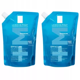   La Roche-Posay Effaclar, Gel Detergente per Pelle Grassa, 2x400 ml