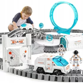    FERROVIA SPAZIALE BATTERIA AUTO MINIFIGURE ASTRONAUTI FAI DA TE