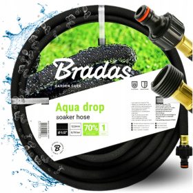    TUBO GOCCIOLANTE GIARDINO IRRIGAZIONE SUDORE 25m + attacco Bradas ECO-PWB2195