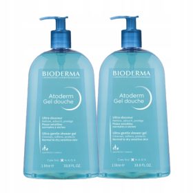   Gel Doccia Delicato BIODERMA Atoderm, 1000 ml X2, per Pelle Sensibile