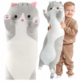    GRANDE PELUCHE GATTO GATTINO ORSO MASCOTTE REGALO CUSCINO DI BABBO NATALE ORSO XXL