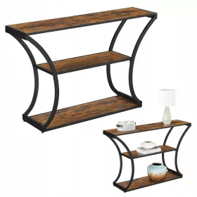    Console Songmics, sfumature di marrone, opaco, 120 x 80 x 30 cm