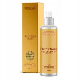   PheroStrong Exclusive For Women Olio da massaggio con feromoni Olio da massaggio da 100 ml con feromoni