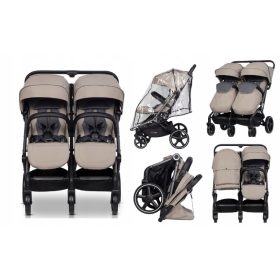  Passeggino doppio Easy Go Echo Savana Beige