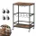  Carrello da cucina scaffale scaffale isola vintage Loft