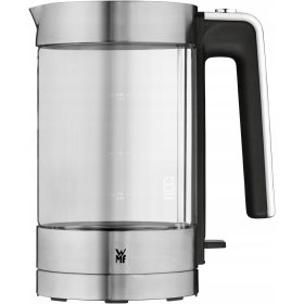    Bollitore elettrico WMF in vetro 1,7 l, tonalità grigio e argento, trasparente