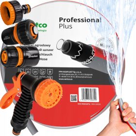    VARTCO PROFESSIONAL+ Tubo da giardino 6 strati 50m 1/2 + 4 altri prodotti