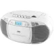  JVC Boombox RC-E451W Lettore CD bianco AUX USB MP3 FM BLUETOOTH