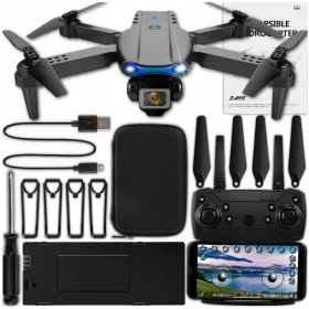    DRONE E99 2x fotocamera in bilico 200M per evitare ostacoli WIFI regalo valigia