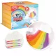  3 bombe da bagno grandi nuvola arcobaleno di Zimpli Kids, bombe da bagno con effetti speciali