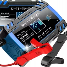    RADDRIZZATORE AUTOMATICO PER AUTO CON FUNZIONE RIPARAZIONE BATTERIE 12V 24V