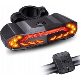    Illuminazione bicicletta Illuminazione posteriore bicicletta 6 modalità Batteria da 160 lm