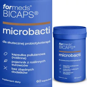   Integratore Probiotico BICAPS Microbacti, 4 Ceppe Batteriche Microincapsulate