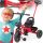  BE-ACTIVE.PL Triciclo Bicicletta, triciclo da cavalcare per bambini Nero, Rosso